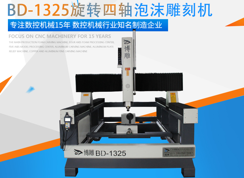 7163银河主站线路检测牌旋转四轴泡沫雕刻机